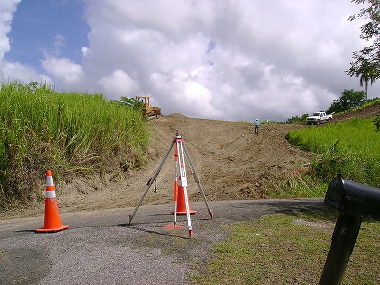 Site Survey and Grading, Early works and site preparation